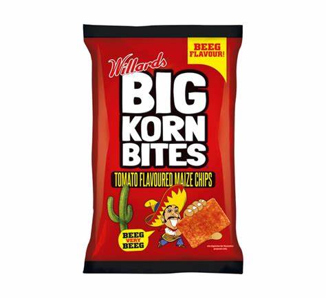 Willards Big corn Bites Tomato120gr