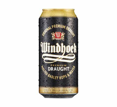 Windhoek Draught tins 6 x 440ml